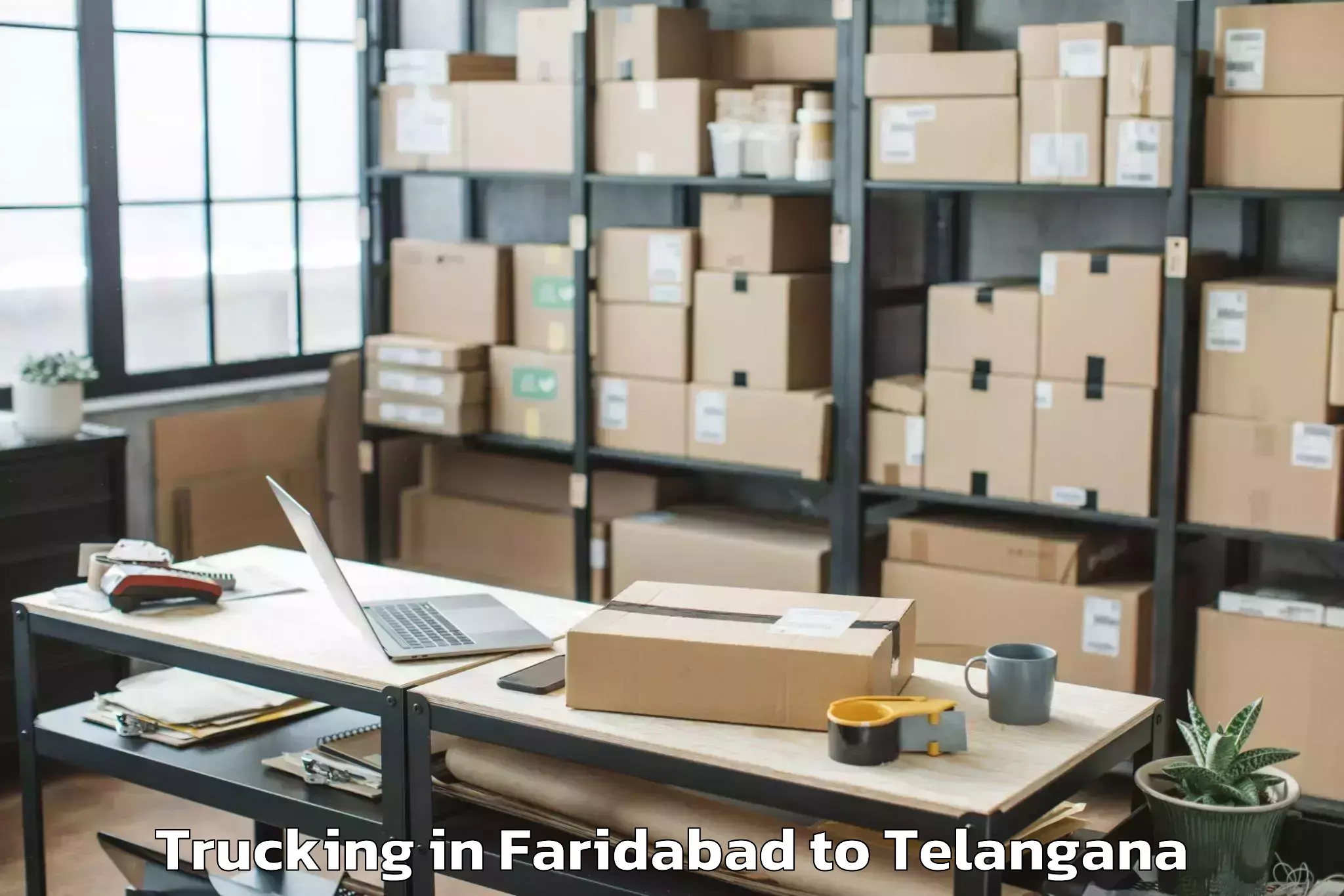 Easy Faridabad to Manakondur Trucking Booking